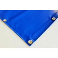 thumbnail image 5 of Durable Vinyl Tarp 23 oz, Super Heavy Both Sides Coated, 22 mil, with Grommets, Lacquered for Easy Cleaning, high Tear Strenght, uv Stability, Waterproof - by Fulcoline USA (10' x 20', Blue), 5 of 5