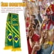 thumbnail image 4 of Bufanda De La Copa De Fútbol Fútbol americano Pañuelo para la cabeza de la Copa de fútbol Pancartas que animan Bufanda Fiesta conmemorativa (Brasil) Tmvgtek Para Estrenar, 4 of 7