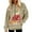 Khaki, variant on Hoodies for Women Oversized Winter Plush Cute Sweatshirts Pullover Trendy Fall Winter Clothes with Christmas Print for Comfortable Seasonal Wear,White,S