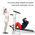 thumbnail image 3 of Caminadora compacta multifuncional para hogar, diseño plegable y silencioso, ideal para ejercicios de pérdida de peso y fitness, color negro 401., 3 of 7