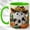 Green, variant on Cowboy Ghost Coffee Mug, Western Pumpkin Mug, Ceramic 11 oz