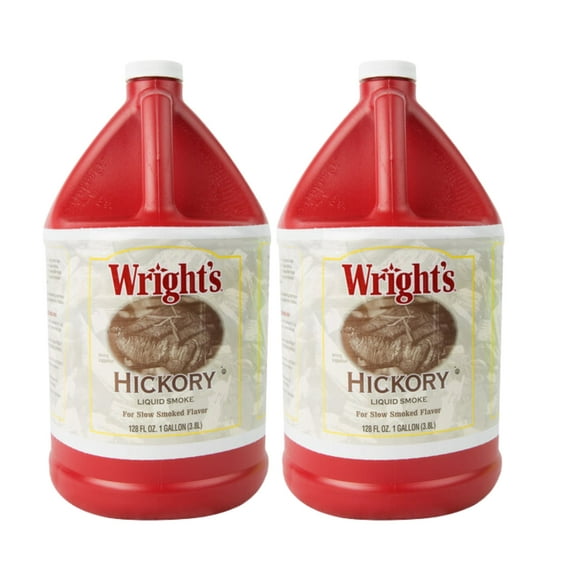 Wright's Hickory Liquid Smoke 1 Gallon - Rich & Smoky | Perfect for Meats and Sauces
