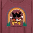 thumbnail image 3 of Mickey & Friends - Explore Together Rainbow - Women's Lightweight French Terry Long Sleeve Shirt, 3 of 5