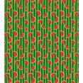 thumbnail image 3 of Ambesonne Melon Duvet Cover Set, Slices on Vertical Stripes, 2-Calking, Fern Green Hunter Green, 3 of 3