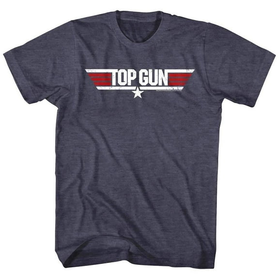 Top Gun Vintage Movie Logo Men's Navy T Shirt