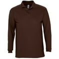 thumbnail image 1 of SOLS Mens Winter II Long Sleeve Pique Cotton Polo Shirt, 1 of 4