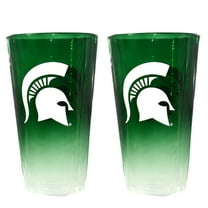 The Memory Company Michigan State Spartans Two-Pack 16oz. Ombre Pint Glass Set