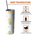 thumbnail image 6 of 20 oz Double Insulated Coffee Tumbler with LeakProof Lid Pineapple Coffee Tumblers for Mountain Halloween Fishing Christmas, 6 of 7