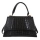 thumbnail image 1 of Monederos y bolsos de cuero artificial, bolso bandolera de un solo hombro con estampado de piedras., 1 of 5