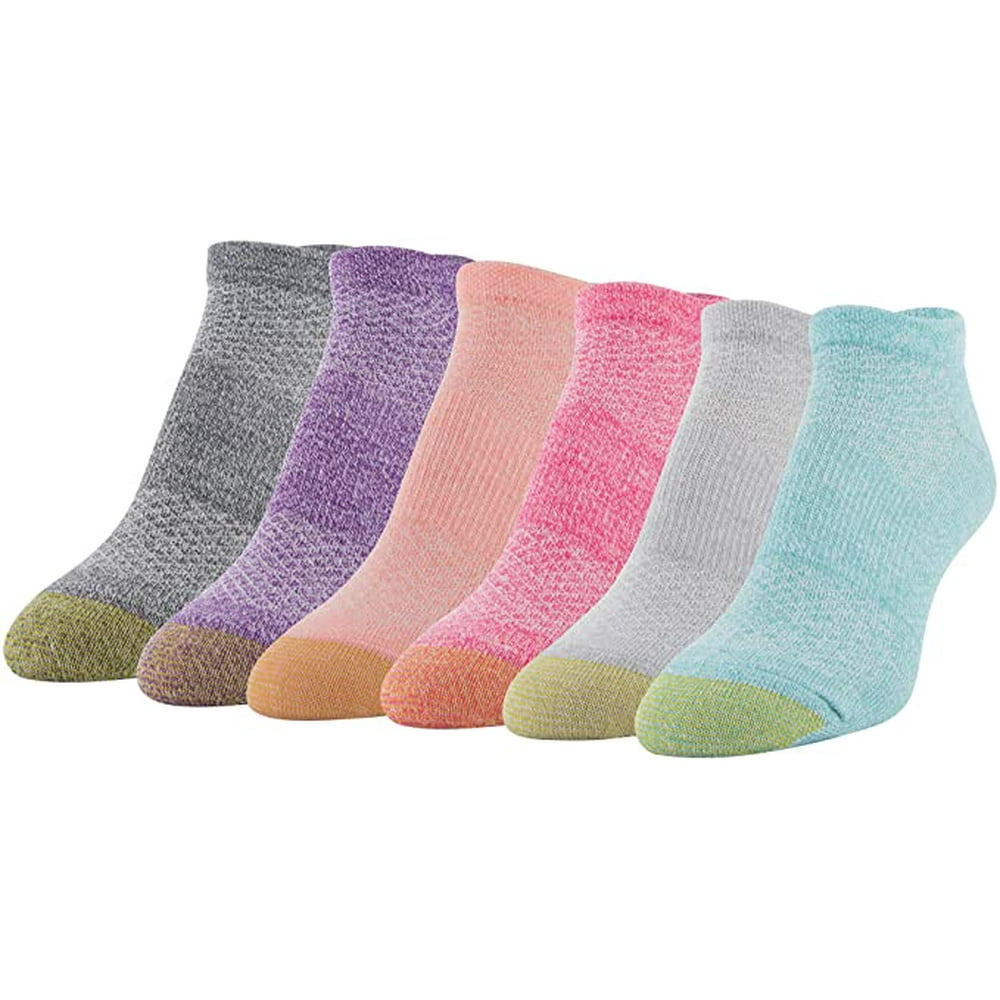 GOLDTOE Gold Toe Women's No Show Sport Socks with Arch Support 6
