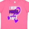 thumbnail image 4 of Inktastic I Wear Purple for My Papa Pancreatic Cancer Awareness Boys or Girls Toddler T-Shirt, 4 of 5