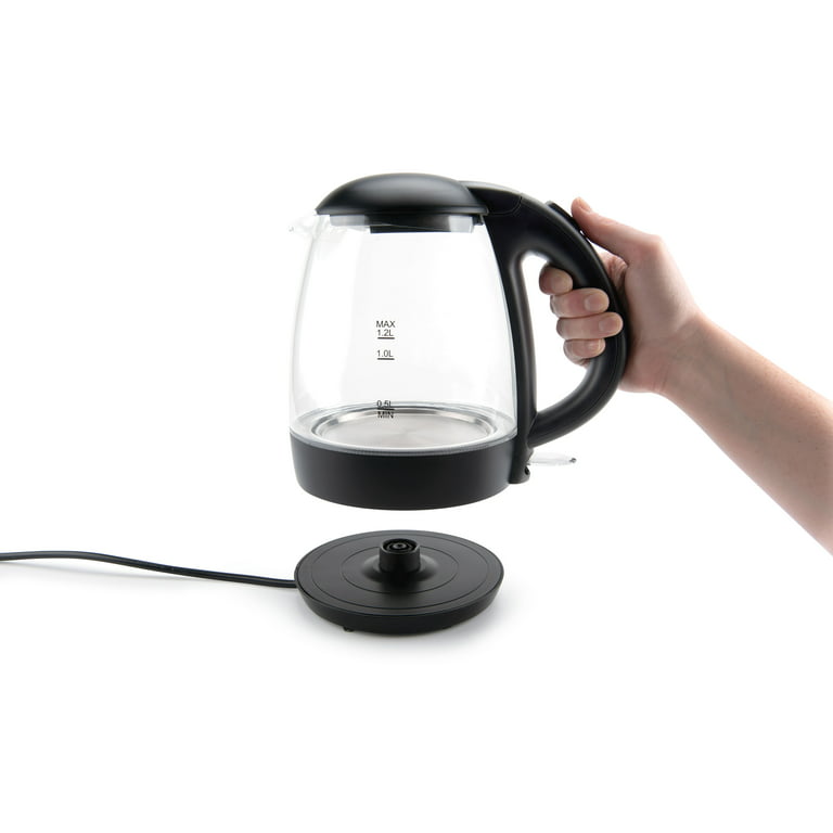Aroma Glass Electric Kettle 1.2L/5 Cup Instant Tea Coffee BOIL