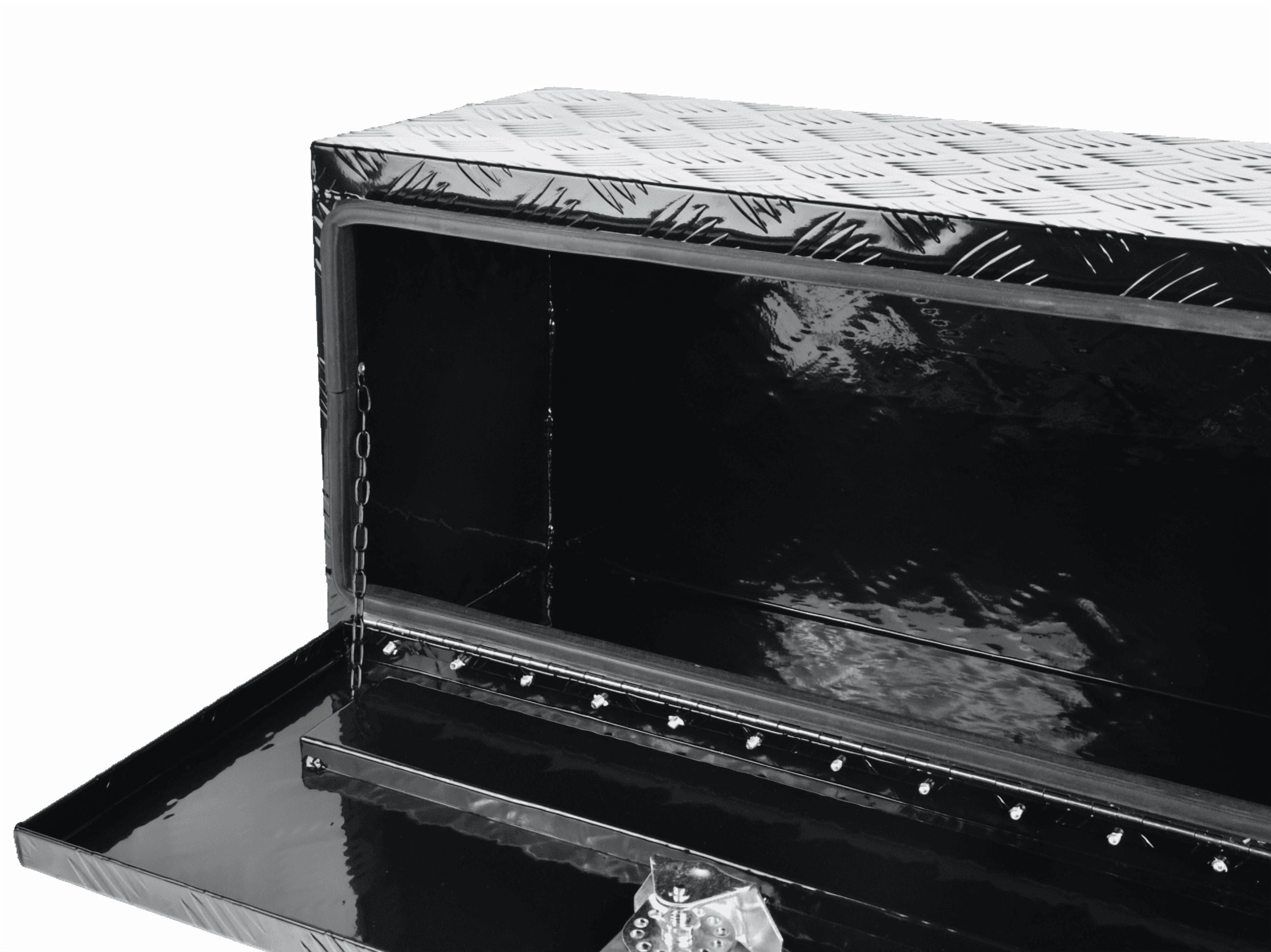 30"x12"x14“ Alum Underbody Truck Tool Box Trailer Storage w/Lock T-Handle Latch