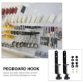 thumbnail image 2 of Desktop Fixing Brackets Pegboard Clamp Perfboard Mounting Clips Accessory Kit, 2 of 8