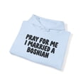thumbnail image 4 of Bosnian Bosnia Wedding Wife Husband Hoodie, Gifts, Hooded Sweatshirt, 4 of 4