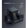 thumbnail image 2 of Ringke Fusion-X Case Compatible with Samsung Galaxy M31s, Transparent Hard Back Shockproof Advanced Bumper Cover - Space Blue, 2 of 9