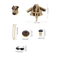 thumbnail image 3 of PiGOGI 23 Inch Porch Goose Bathrobe Outdoor Pool Garden Decor Goose Statue Clothing with Bow Headwrap and Mini Accessories (Goose Not Included), 3 of 6