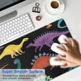 thumbnail image 4 of Long Mouse Pads for Desk,Colorful Dinosaurs Galaxy Pattern Desk Mats on Top Of Desks, Desk Mouse Pad Extra Large with 3mm Non-Slip Base and Stitched Edge for Gaming,Office,Work,Home 31.5"x11.8", 4 of 6