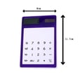 thumbnail image 2 of TABLZONE Portable Solar Calculator with Transparent Touchscreen, Lightweight and for Office, School, and Home Use, 2 of 8