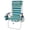 Blue, variant on SUNSPIRE Backpack Beach Chairs for Adults Lightweight Aluminum 17in 5-Position Adjustable Reclining Folding with Cup Holder, Outdoor Blue Stripes