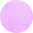 thumbnail image 1 of Ahgly Company Indoor Round Abstract Purple Contemporary Area Rugs, 4' Round, 1 of 4
