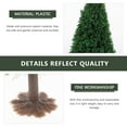 thumbnail image 3 of YSNOOWE 10pcs Miniture Trees Plastic Landscape Modeling for Christmas Scenes, 3 of 8