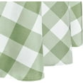 thumbnail image 5 of Checkered Round Tablecloth 90 Inch - Waterproof Stain and Wrinkle Resistant Washable Fabric Table Cloth for Holiday,Dining Room,Party,Outdoor Picnic, Red and White Gingham Pattern, 5 of 6