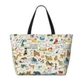 thumbnail image 2 of Balery Dogs Funny Pets Beach Travel Bag - Water-Resistant, Large Capacity Lightweight Tote with 7 Pockets for Women and Men - Perfect for Beach, Pool, Gym, and Travel, 2 of 7