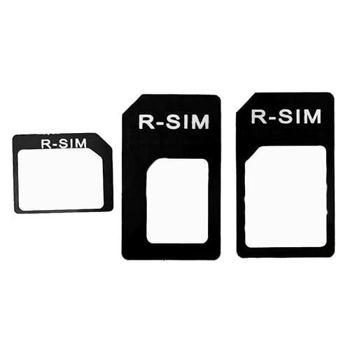 Adaptateur Carte SIM nano SIM micro SIM smartphone Noir