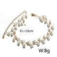 thumbnail image 3 of Elegant White Color Imitation Pearls Short Choker Necklace Handmade Jewelry For Women, 3 of 6