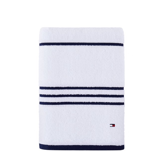 Toalla de baño Tommy Hilfiger Modern American Stripe 100% algodón