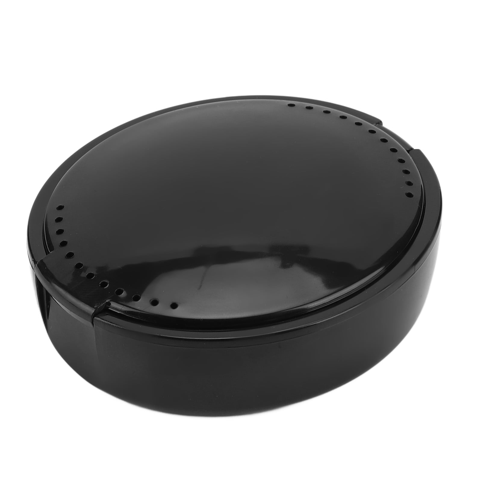 Denture Case, Safe Odorless Denture Container For Denture Black