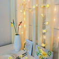 thumbnail image 4 of GadgetVLot Led Decorative Light String Wedding Party Decoration Imitation Frangipani Fairy String Lights, 4 of 15