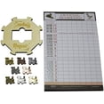 thumbnail image 2 of Regal Games, Mexican Train Domino Expansion Set with 8 Metal Marker Trains, Replacement Wooden Hub, and Scoresheet, 2 of 3