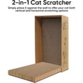 thumbnail image 4 of Cat Scratcher, 5 Packs in 1 Cardboard Box Cat Scratching Pad for Indoor Cats and Kitten, Cat Scratch Pad to Protect Furniture, Large Size, 4 of 6