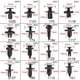 thumbnail image 5 of Pasador De Plástico Para Coche 16 tipos de Clip de plástico ABS, pasador de empuje de plástico para coche, fácil instalación para guardabarros de coche, 5 of 8