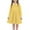 Yellow, variant on Lenpel Toddler Girls' Dresses Cotton Long Sleeve Doll Neck A-Line Casual Dress Baby Girl Fall Outfits for 2-12 Y