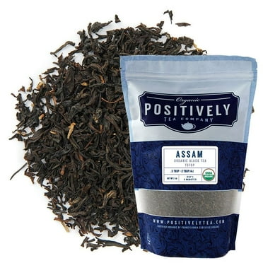 Positively Tea's Organic Assam TGFOP, Black Tea, Loose Leaf, 1 Pound Bag