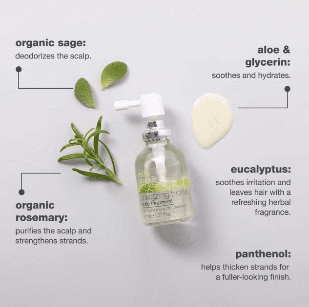 milk_shake Energizing Blend Hair Thickening Scalp Treatment - Revitalizing Volume Treatment for Fine and Fragile Hair, 1.1 Fl Oz