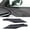 Black, variant on TINKI Real Carbon Fiber Inner Door A Pillar Lower Panel Trim Cover Compatible with Chevrolet Corvette C8 2020-2023, Inner Door Panel Armrest Cover Trim, Inner Door Panel Trim