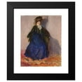 thumbnail image 2 of Romuald Kamil Witkowski 12x14 Black Modern Framed Museum Art Print Titled - Study of a Sitting Woman (1907), 2 of 5
