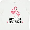 thumbnail image 4 of Inktastic My Gigi Loves Me Flamingo Girls Baby T-Shirt, 4 of 5