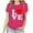 Hot Pink 6, variant on Hxshgdsn Womens Valentines T Shirt Graphic Heart Printed Short Sleeve Tees Trendy Casual Lover Gift Tops Navy 3 S