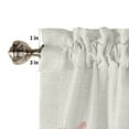 thumbnail image 6 of Vintage Flower Text Peony Small Curtain Rod Pocket Short Curtains Half Drapes Partition Cabinet Door Window Curtains Home Decor, 6 of 6
