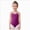 A38-Dark Purple, variant on Girls Camisole Dance Leotard with Ruched V-Neck,Sleeveless Ballet Bodysuit