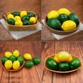 thumbnail image 3 of 12 Pcs Fake Lemons Pack, Artificial Yellow Lemons for Decoration Craft, Realistic Fake Limes Mixed Set Decoration Home Vase Fillers Fruit Bowl, Lifelike Faux Fruits Lemon Decor Photo Props, 3 of 7