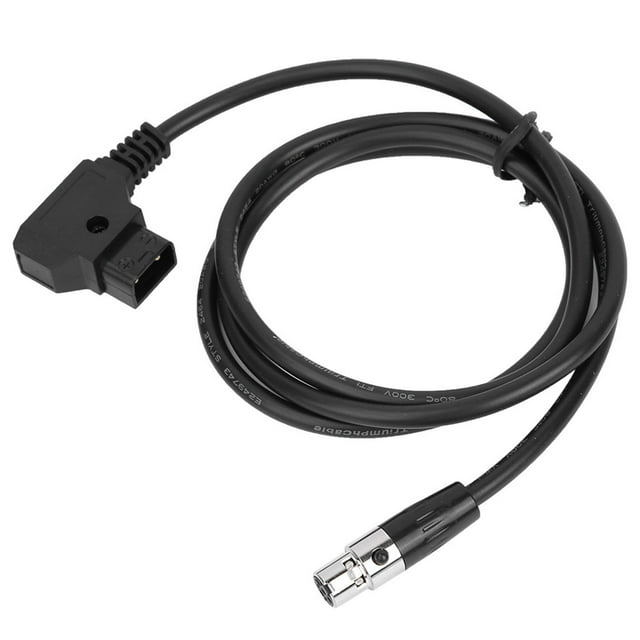 Cable adaptador de fuente de alimentación mini XLR de 4 pines macho a hembra D-tap para monitor VFM de 5,6"