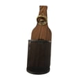 thumbnail image 3 of Abrigos y receptores de botellas de cerveza montados en la pared 25x8 cm para postes de , madera de terraza y metal rústico, 3 of 9