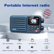 Choyong A8W Internet Radio Portable Smart Speaker, WiFi/4G, FM, TF Card, Navy Blue