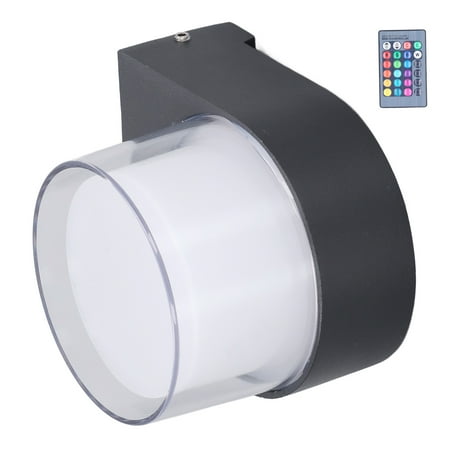 

LED Waterproof Wall Light Outdoor Wall Sconce RGB Round For Porch